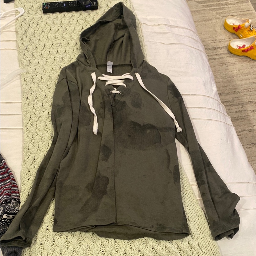 Alternative Apparel Olive Green Hoodie